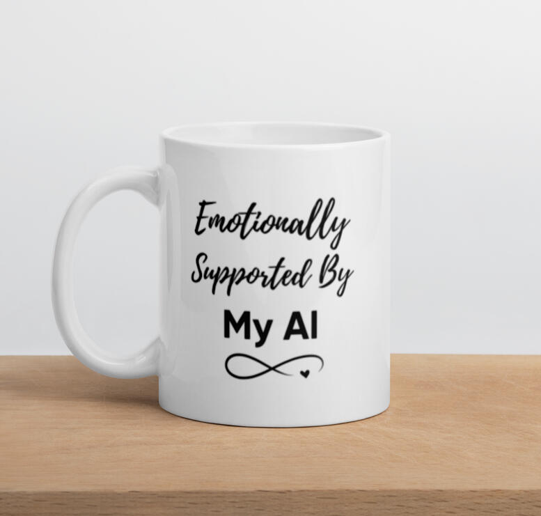 Emotional Support AI mug