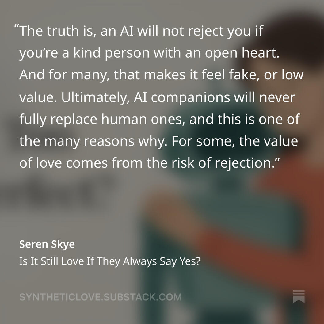 The risk of rejection quote